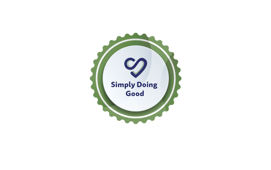 Simply doing good logo